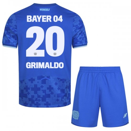 Dětský Fotbalový Dres Bayer 04 Leverkusen Alejandro Grimaldo 20 Alternativní Dresy 2025-26 Dětský Fotbalový Dres Bayer 04 Leverkusen Alejandro Grimaldo 20 Alternativní Dresy 2025-26